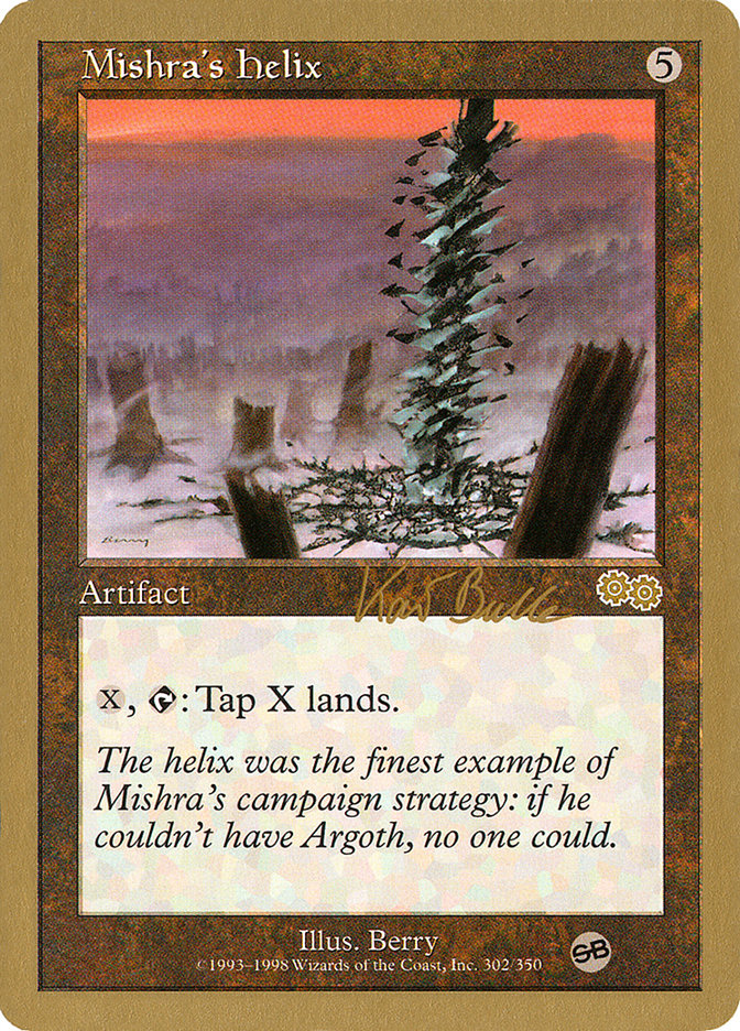 Mishra's Helix (Kai Budde) (SB) [World Championship Decks 1999] | Odin's Place