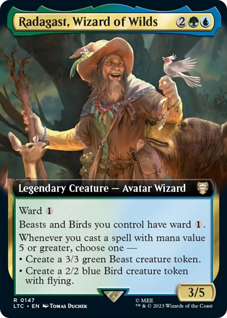 Radagast, Wizard of Wilds (Extended Art) [The Lord of the Rings: Tales of Middle-Earth Commander] | Odin's Place
