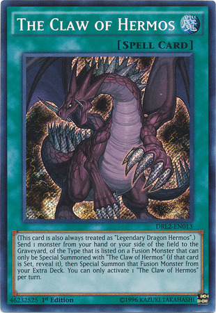 The Claw of Hermos [DRL2-EN013] Secret Rare | Odin's Place