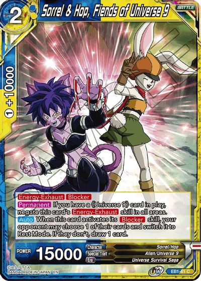 Sorrel & Hop, Fiends of Universe 9 (EB1-061) [Battle Evolution Booster] | Odin's Place