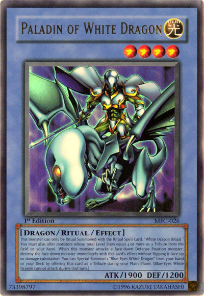 Paladin of White Dragon [MFC-026] Ultra Rare | Odin's Place