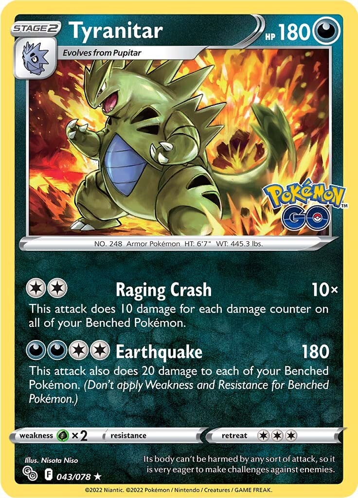 Tyranitar (043/078) [Pokémon GO] | Odin's Place