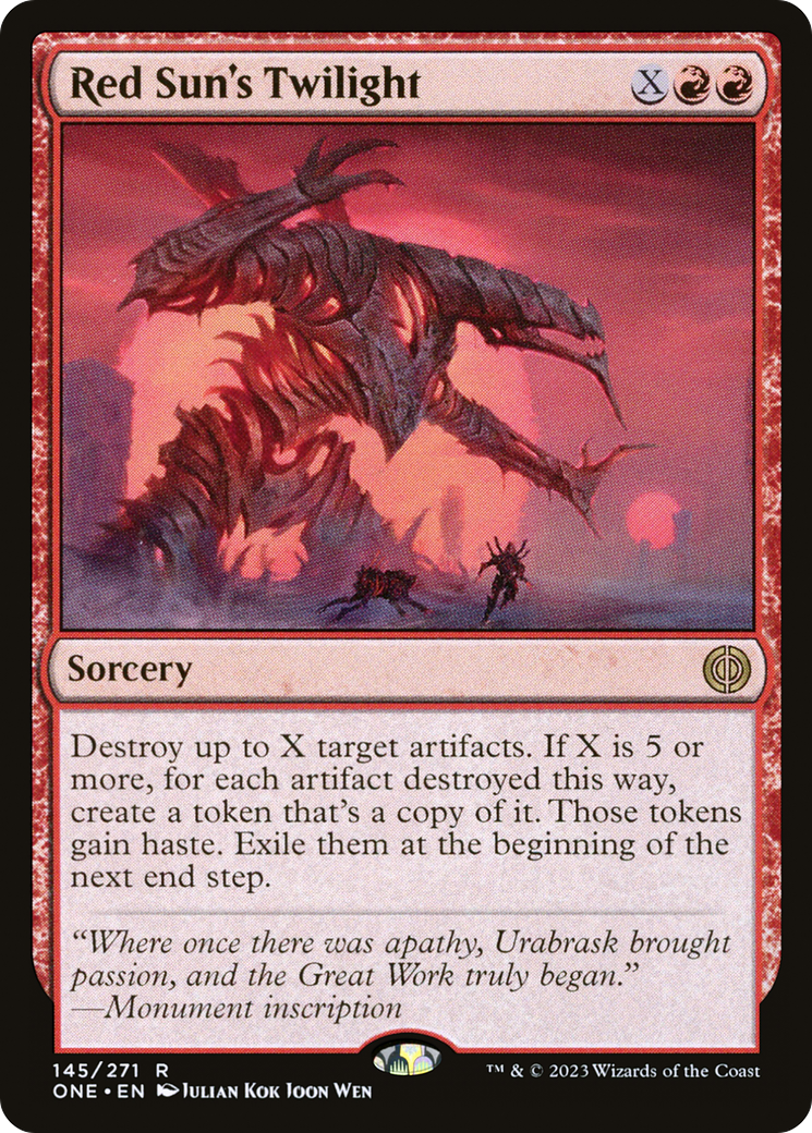 Red Sun's Twilight [Phyrexia: All Will Be One] | Odin's Place