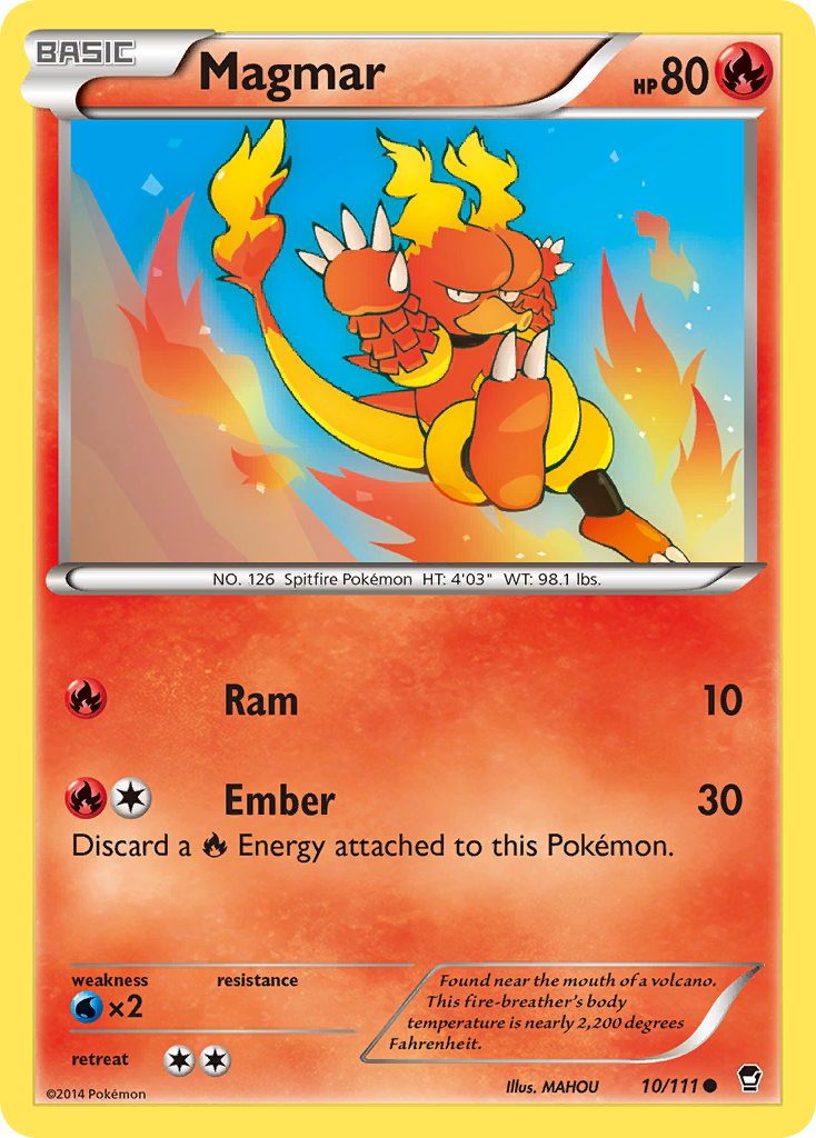 Magmar (10/111) [XY: Furious Fists] | Odin's Place
