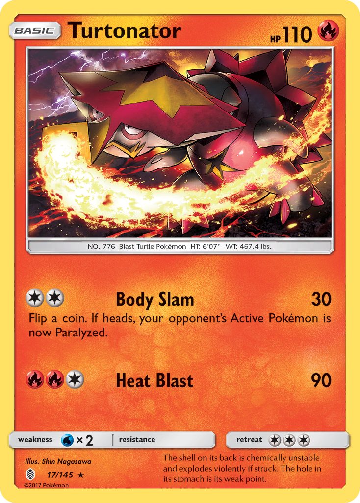Turtonator (17/145) [Sun & Moon: Guardians Rising] | Odin's Place