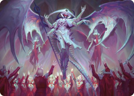 Atraxa, Grand Unifier Art Card [Phyrexia: All Will Be One Art Series] | Odin's Place