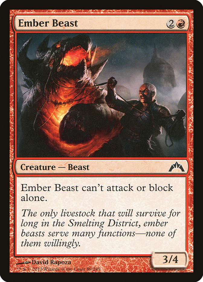 Ember Beast (89) [Gatecrash] | Odin's Place