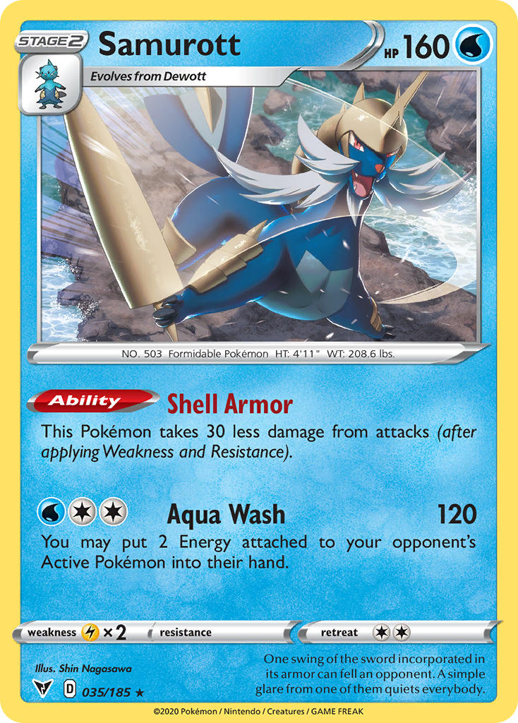 Samurott (035/185) [Sword & Shield: Vivid Voltage] | Odin's Place
