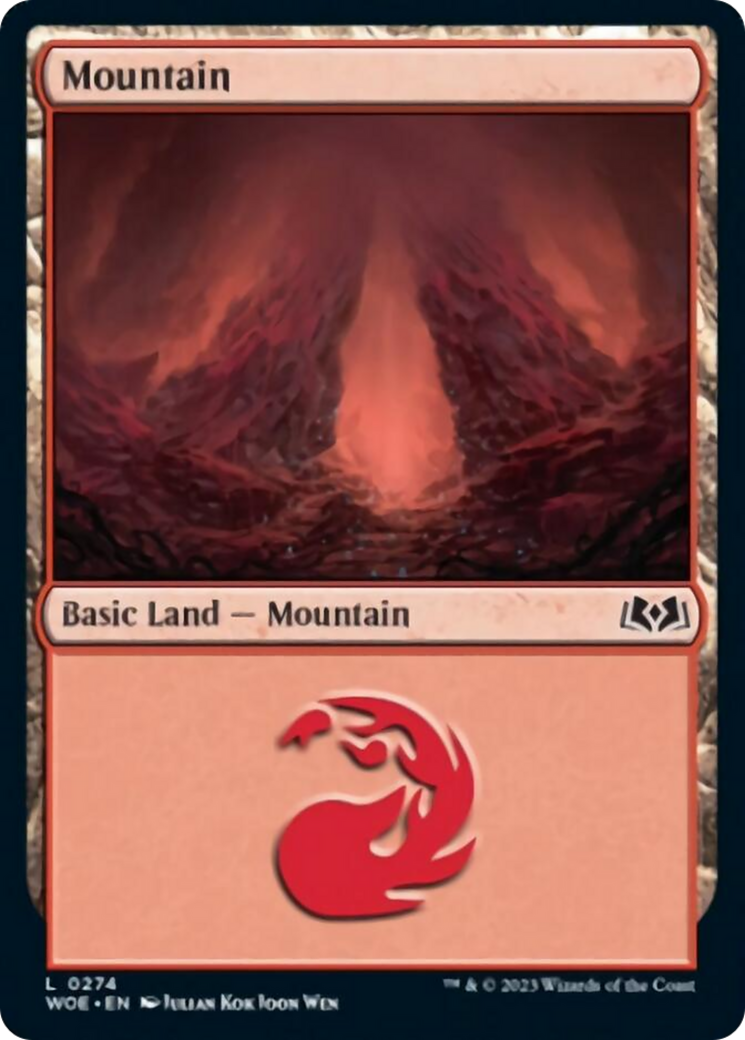 Mountain (0274) [Wilds of Eldraine] | Odin's Place