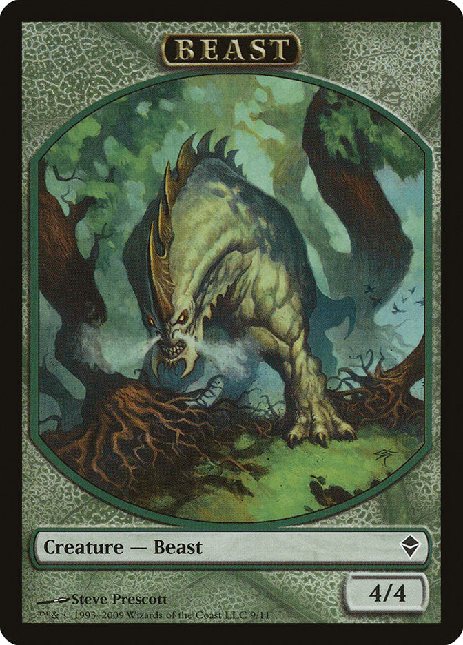 Beast Token (9) [Zendikar Tokens] | Odin's Place