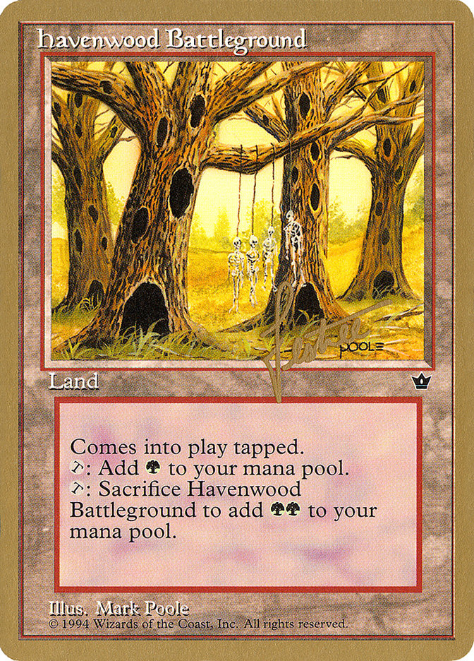 Havenwood Battleground (Bertrand Lestree) [Pro Tour Collector Set] | Odin's Place