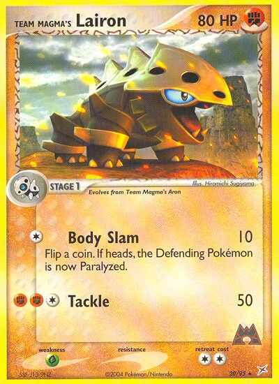 Team Magma's Lairon (20/95) [EX: Team Magma vs Team Aqua] | Odin's Place