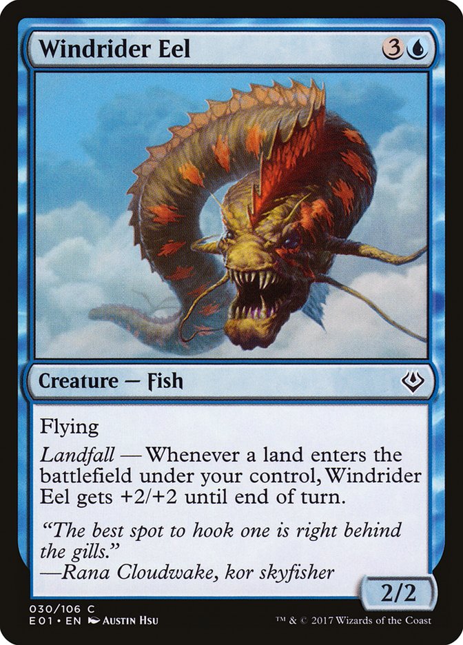Windrider Eel (30) [Archenemy: Nicol Bolas] | Odin's Place