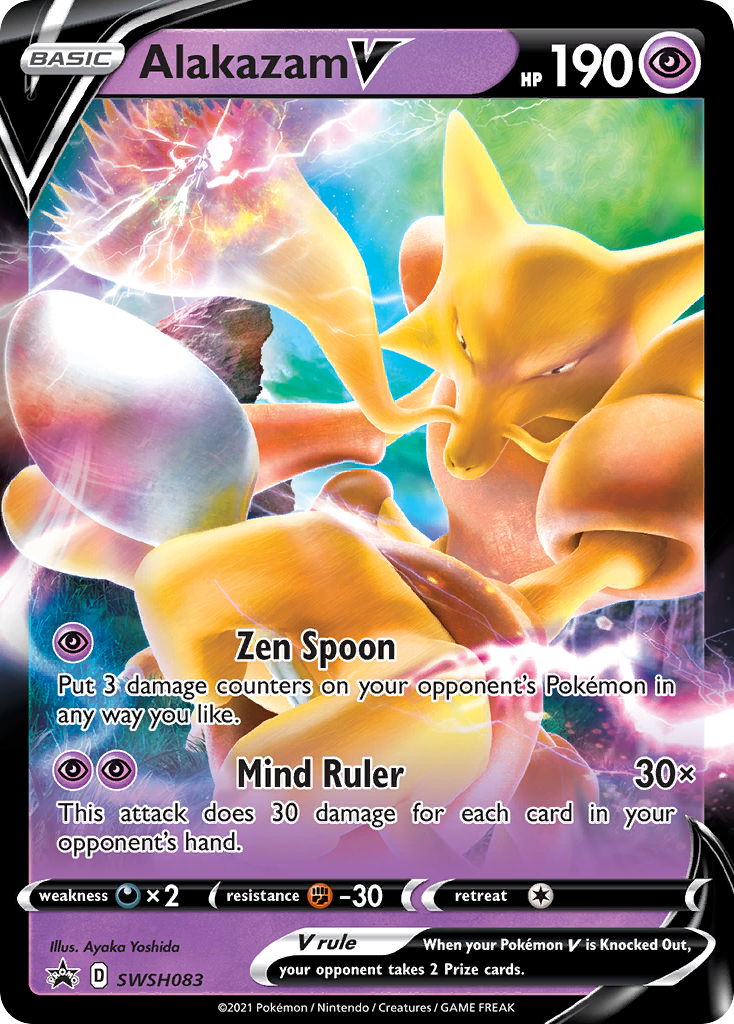 Alakazam V (SWSH083) [Sword & Shield: Black Star Promos] | Odin's Place