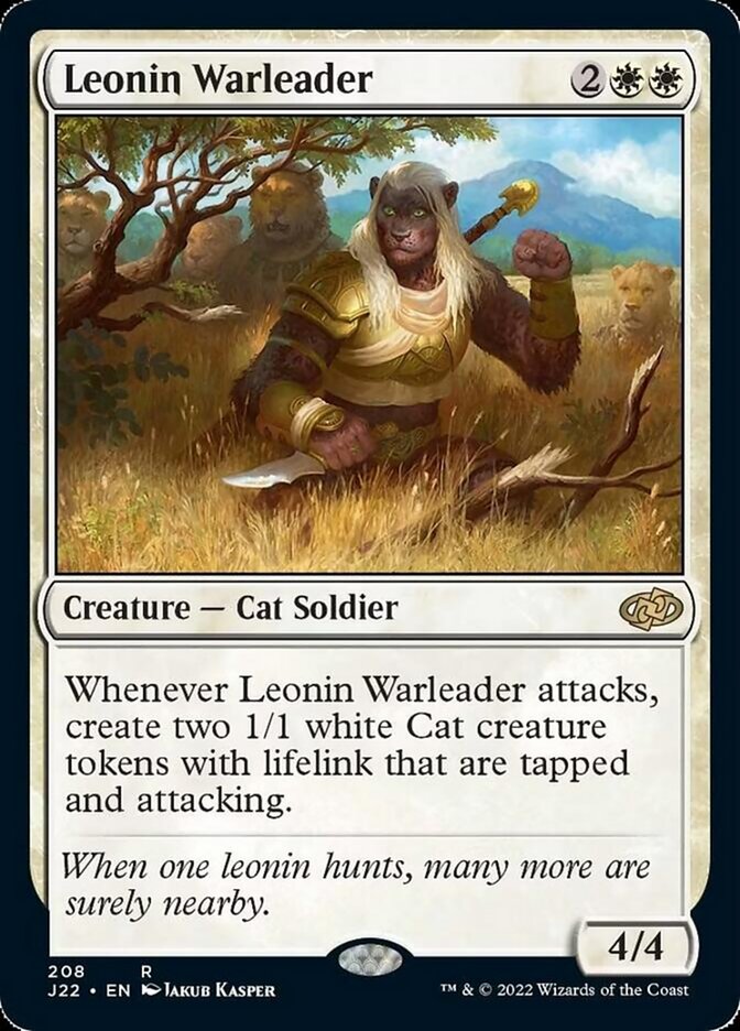 Leonin Warleader [Jumpstart 2022] | Odin's Place