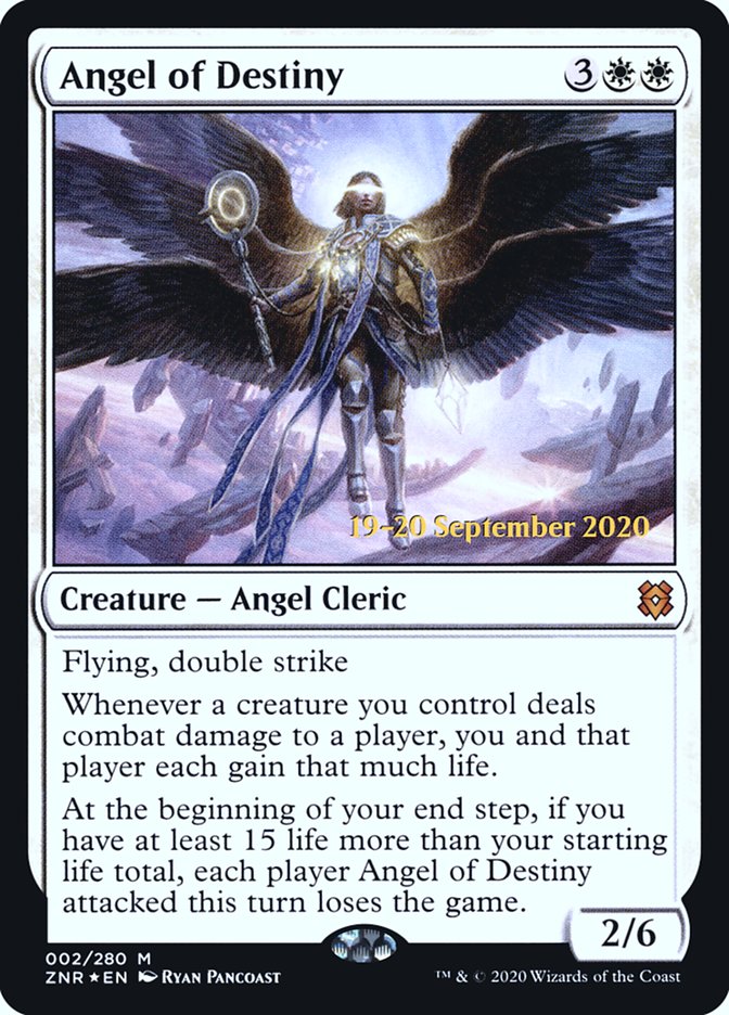 Angel of Destiny [Zendikar Rising Prerelease Promos] | Odin's Place