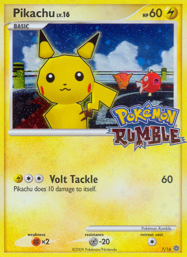 Pikachu (7/16) [Pokémon Rumble] | Odin's Place