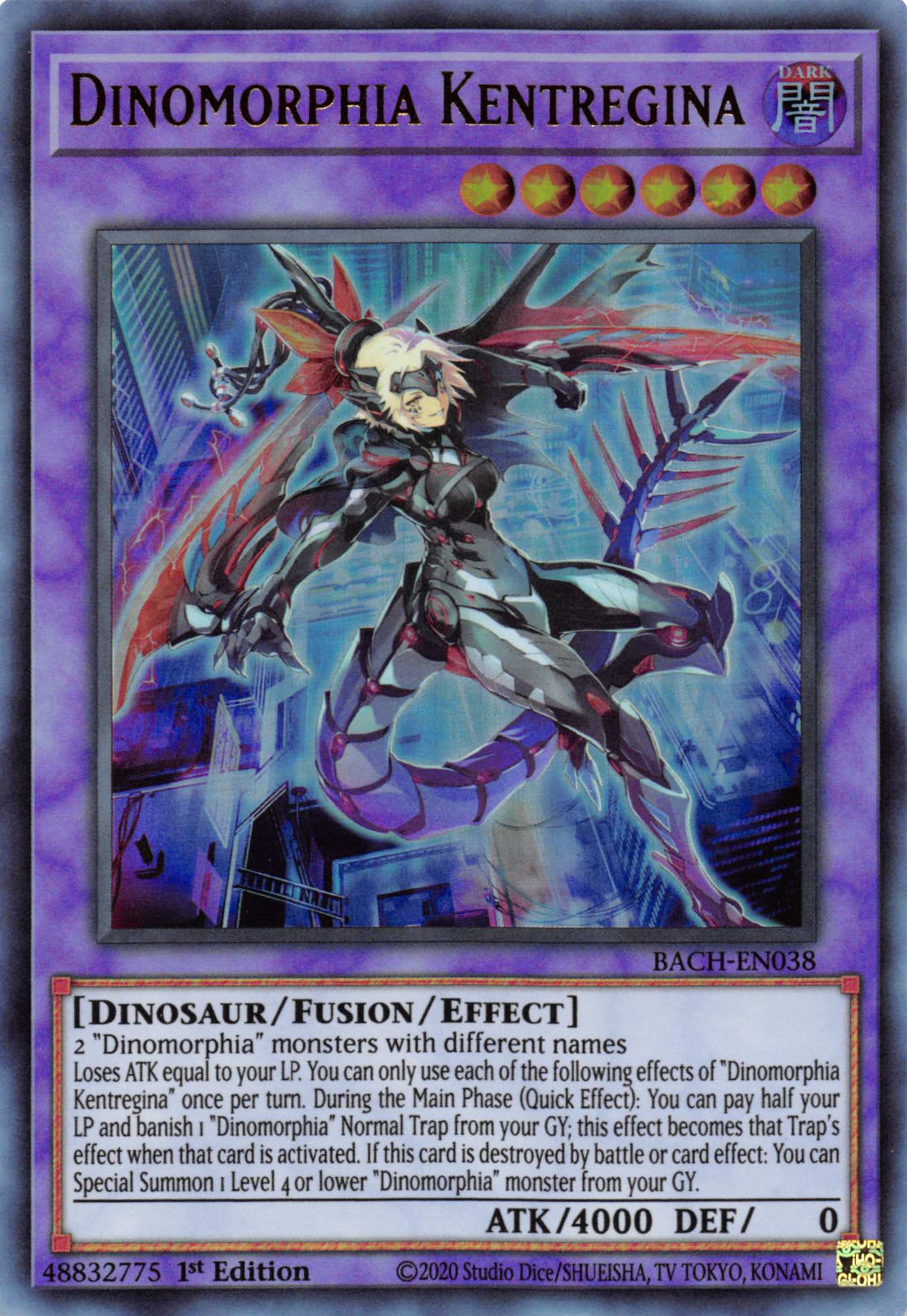 Dinomorphia Kentregina [BACH-EN038] Ultra Rare | Odin's Place