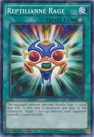 Reptilianne Rage [BP03-EN166] Shatterfoil Rare | Odin's Place