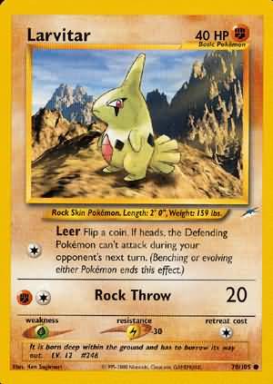 Larvitar (70/105) [Neo Destiny Unlimited] | Odin's Place