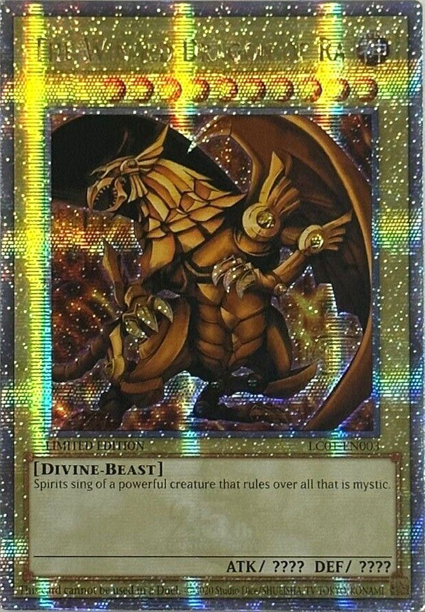 The Winged Dragon of Ra (25th Anniversary) [LC01-EN003] Quarter Century Secret Rare | Odin's Place