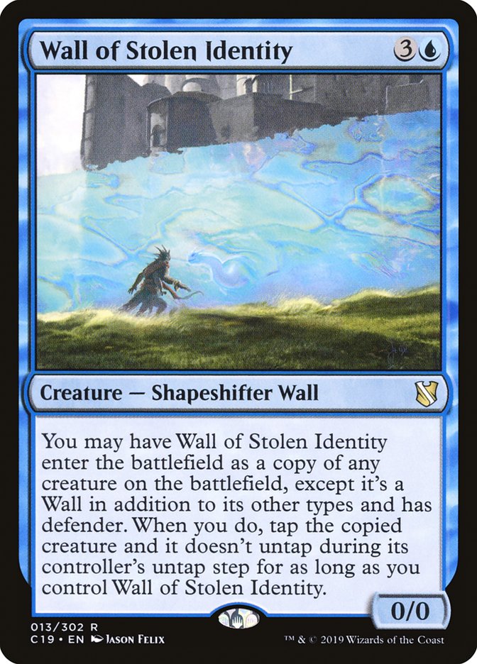 Wall of Stolen Identity [Commander 2019] | Odin's Place