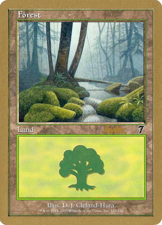 Forest (328) (Brian Kibler) [World Championship Decks 2002] | Odin's Place