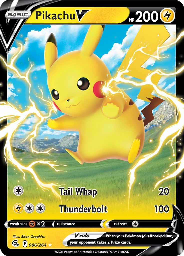 Pikachu V (086/264) [Sword & Shield: Fusion Strike] | Odin's Place