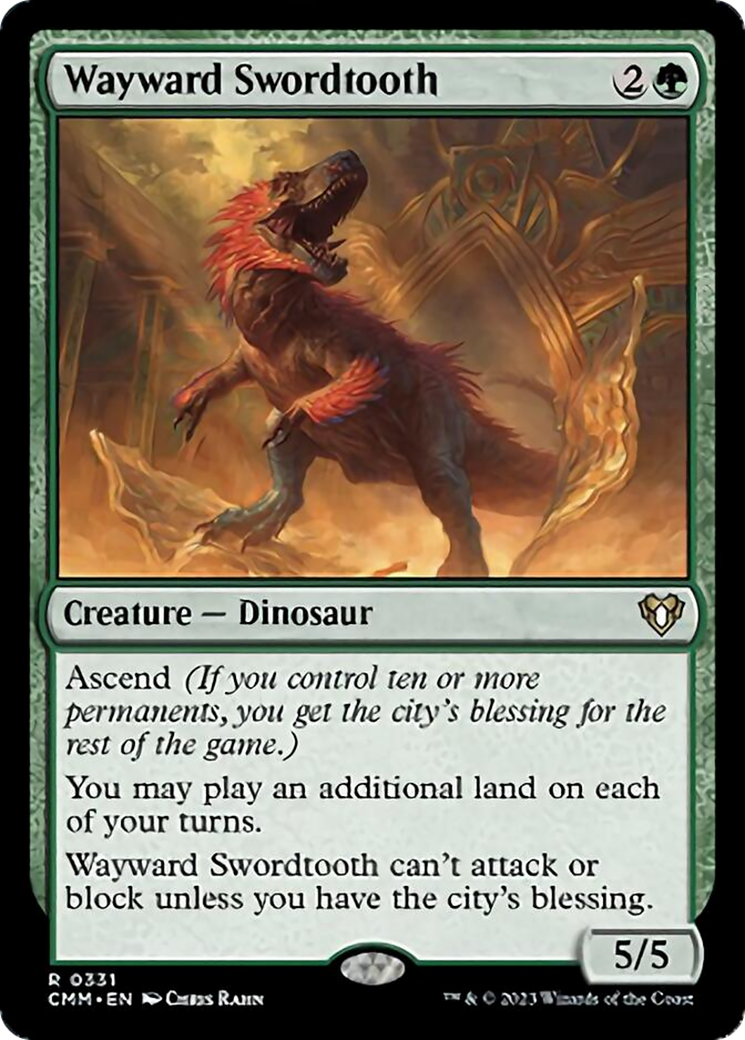Wayward Swordtooth [Commander Masters] | Odin's Place