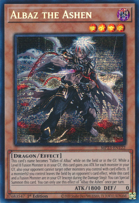 Albaz the Ashen [MP23-EN122] Prismatic Secret Rare | Odin's Place