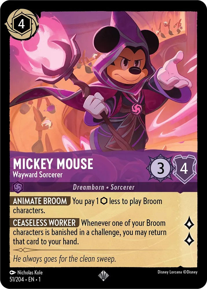 Mickey Mouse - Wayward Sorcerer (51/204) [The First Chapter] | Odin's Place