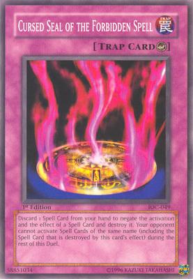 Cursed Seal of the Forbidden Spell [IOC-049] Common | Odin's Place