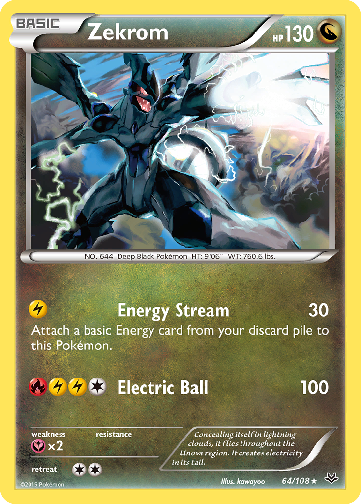 Zekrom (64/108) [XY: Roaring Skies] | Odin's Place
