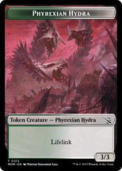 Elemental (9) // Phyrexian Hydra (12) Double-Sided Token [March of the Machine Tokens] | Odin's Place