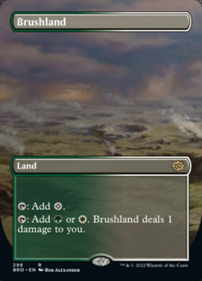 Brushland (Borderless Alternate Art) [The Brothers' War] | Odin's Place