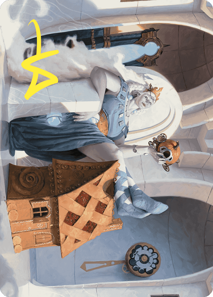 Beluna Grandsquall Art Card (Gold-Stamped Signature) [Wilds of Eldraine Art Series] | Odin's Place