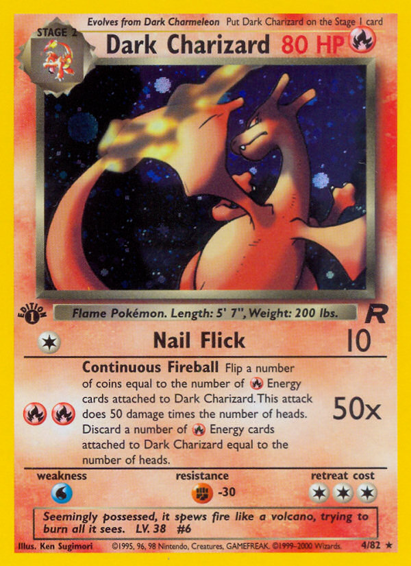 Dark Charizard (4/82) [Team Rocket 1st Edition] | Odin's Place