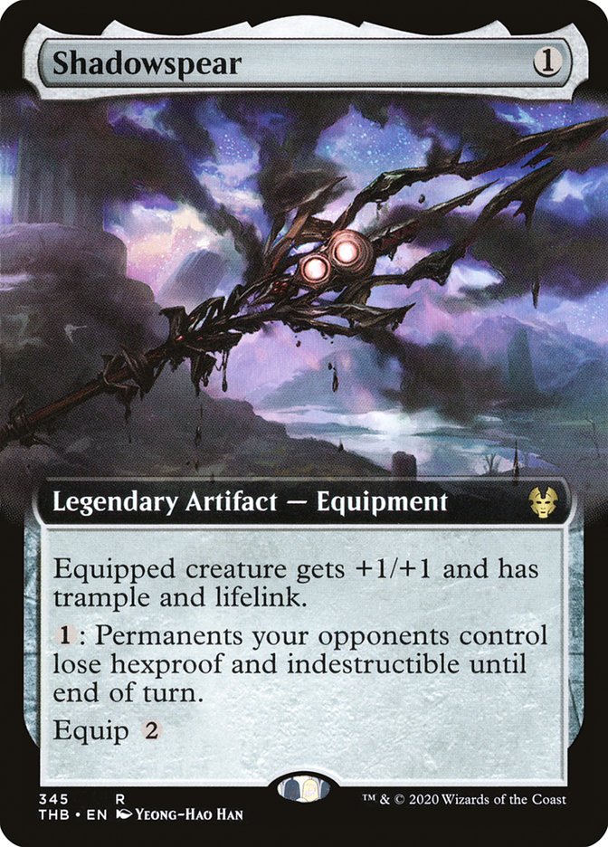 Shadowspear (Extended Art) [Theros Beyond Death] | Odin's Place