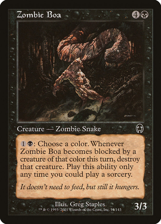 Zombie Boa (54) [Apocalypse] | Odin's Place