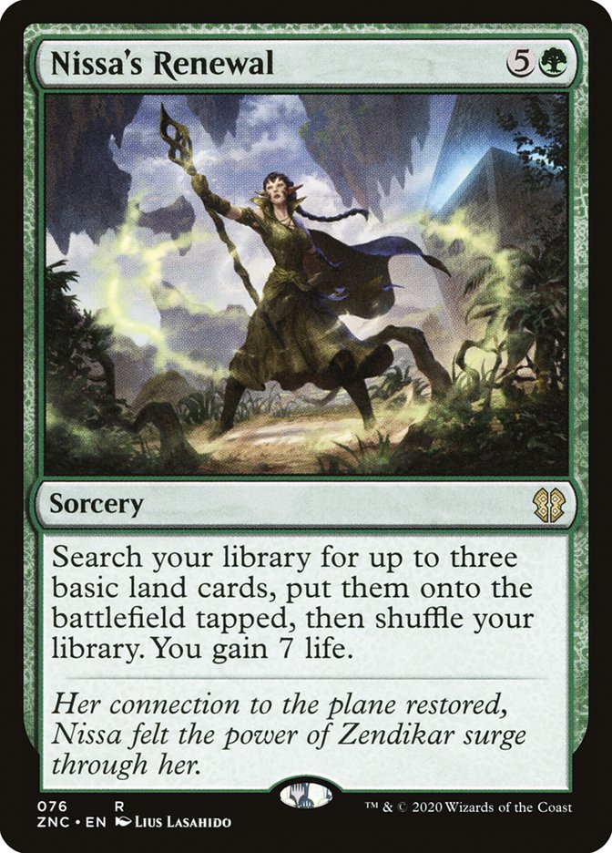 Nissa's Renewal [Zendikar Rising Commander] | Odin's Place