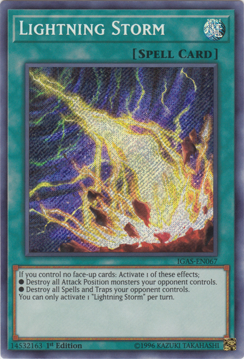 Lightning Storm [IGAS-EN067] Secret Rare | Odin's Place