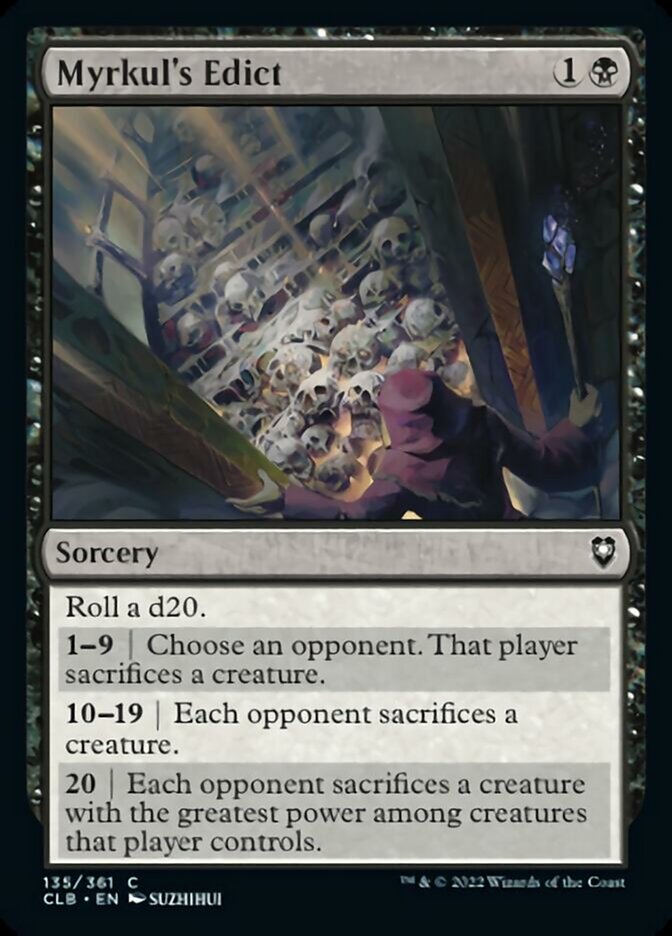 Myrkul's Edict [Commander Legends: Battle for Baldur's Gate] | Odin's Place