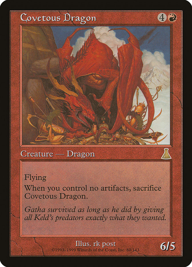 Covetous Dragon (80) [Urza's Destiny] | Odin's Place