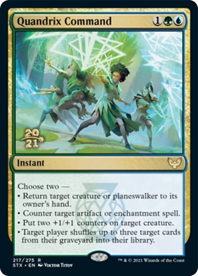 Quandrix Command [Strixhaven: School of Mages Prerelease Promos] | Odin's Place