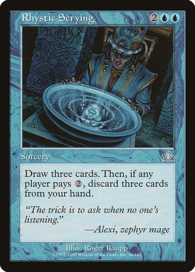 Rhystic Scrying (44) [Prophecy] | Odin's Place