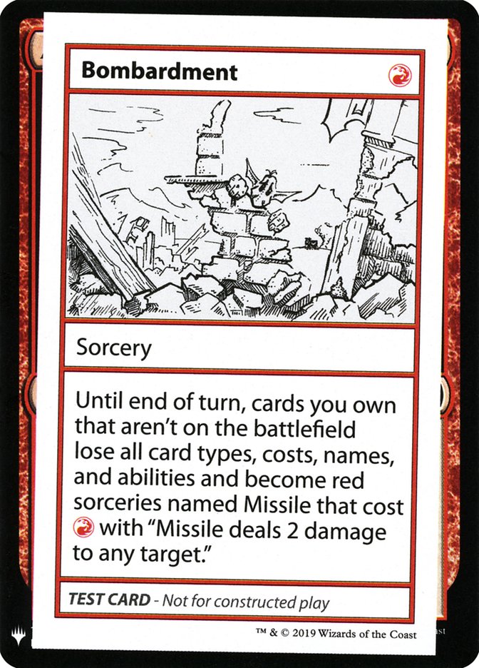Bombardment [Mystery Booster Playtest Cards] | Odin's Place