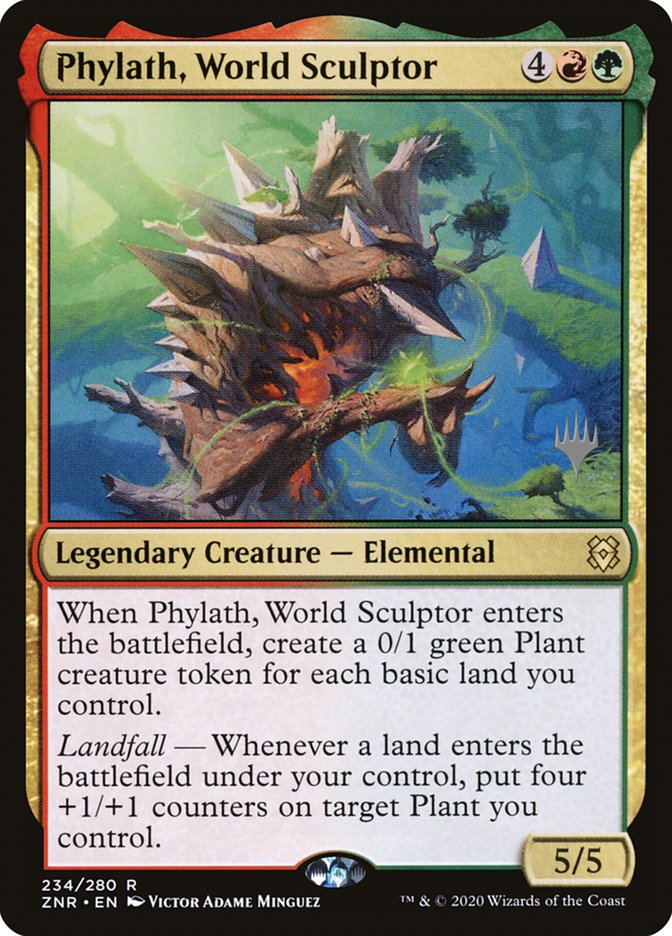 Phylath, World Sculptor (Promo Pack) [Zendikar Rising Promos] | Odin's Place