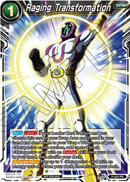 Raging Transformation (P-325) [Tournament Promotion Cards] | Odin's Place