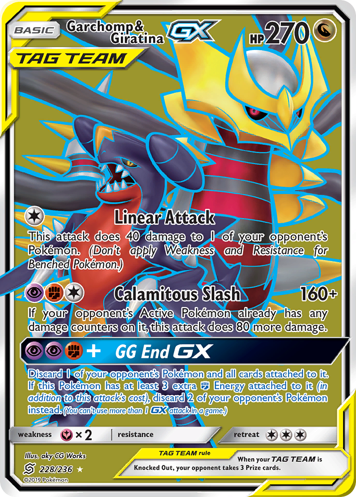 Garchomp & Giratina GX (228/236) [Sun & Moon: Unified Minds] | Odin's Place
