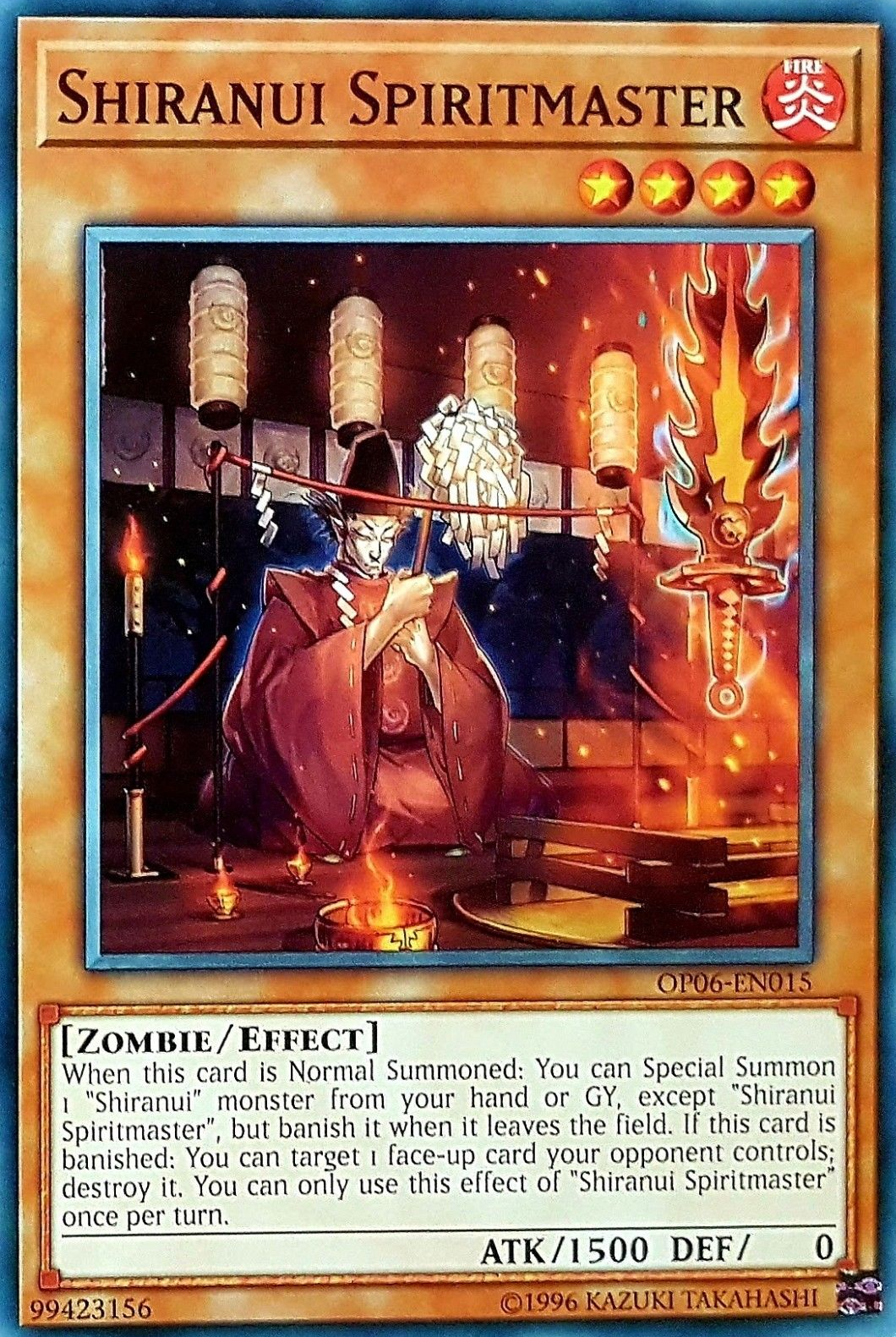 Shiranui Spiritmaster [OP06-EN015] Common | Odin's Place